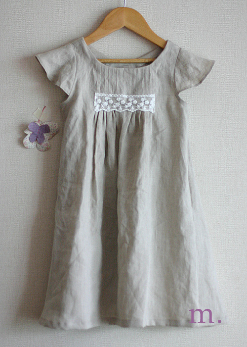 リネンのおでかけワンピース linen onepiece