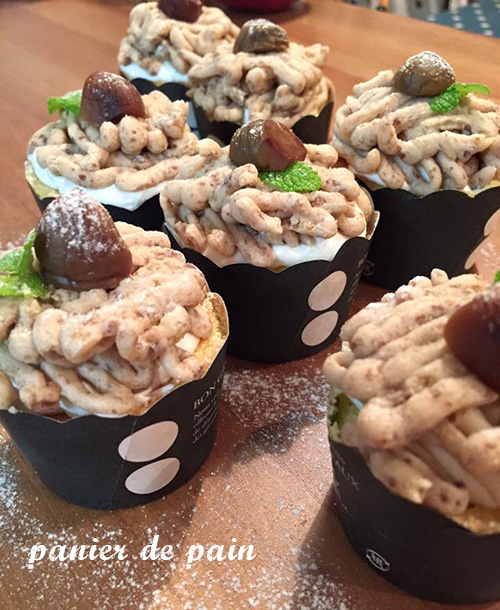 ミニマロンケーキ