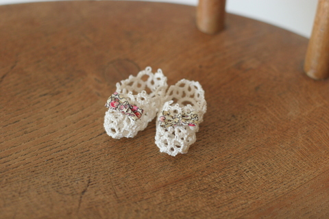 タティングレースのお靴